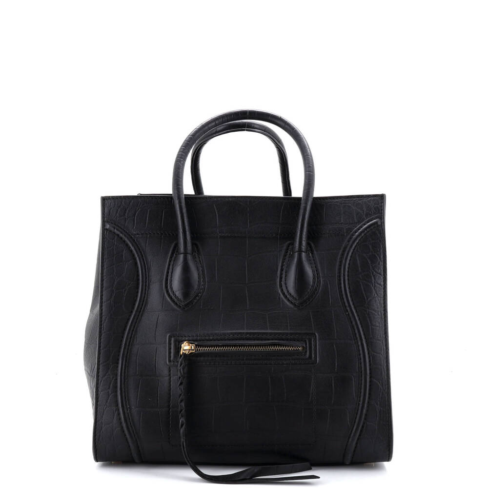Celine Phantom Bag Crocodile Embossed #254372C18B